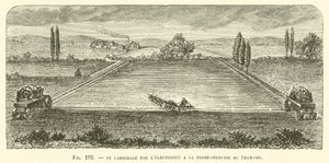 Plowing by Electricity at the Sermaize Sugar Farm by French School